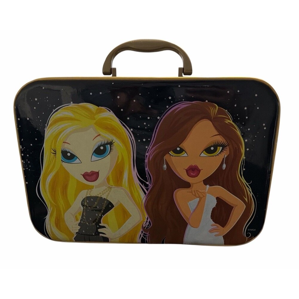 Bratz‎ Vintage Hard Case Carry Train Box Black MGA 2000s Girls Storage Bag